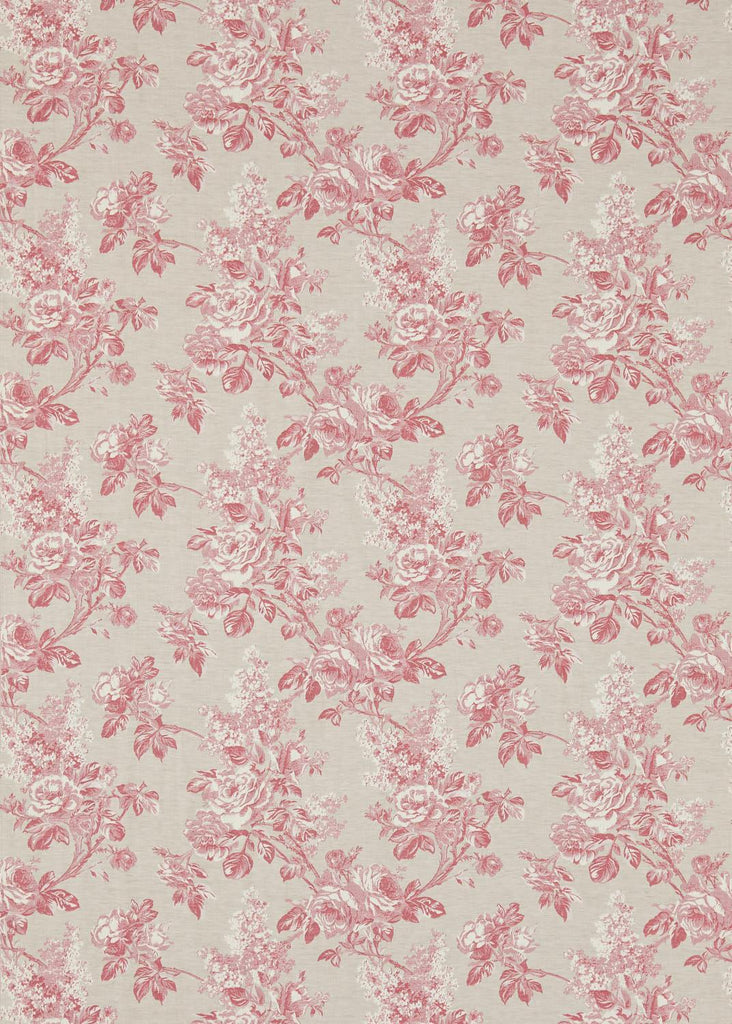 Sanderson Sorilla Damask Rose/Linen Fabric