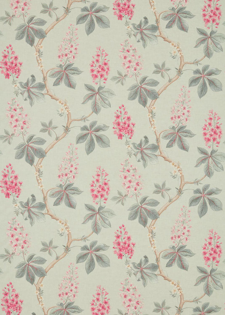 Sanderson Chestnut Tree Seaspray/Peony Fabric