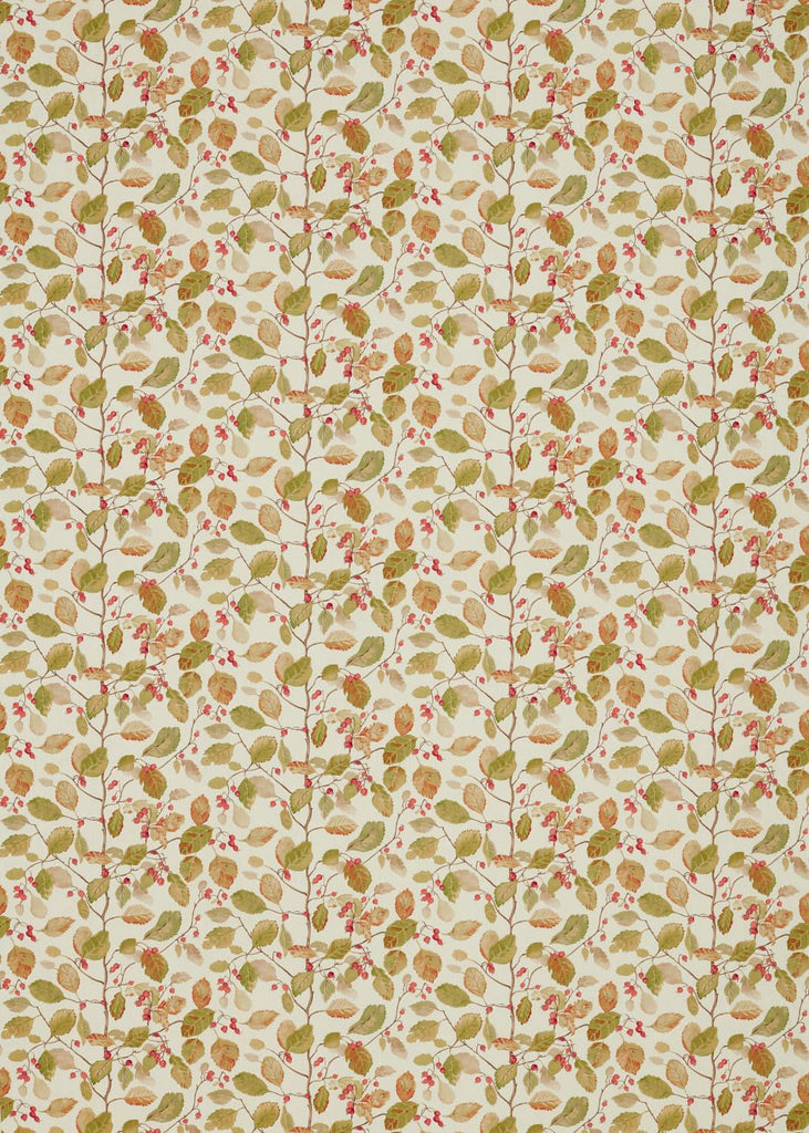 Sanderson Woodland Berries Rosehip/Moss Fabric