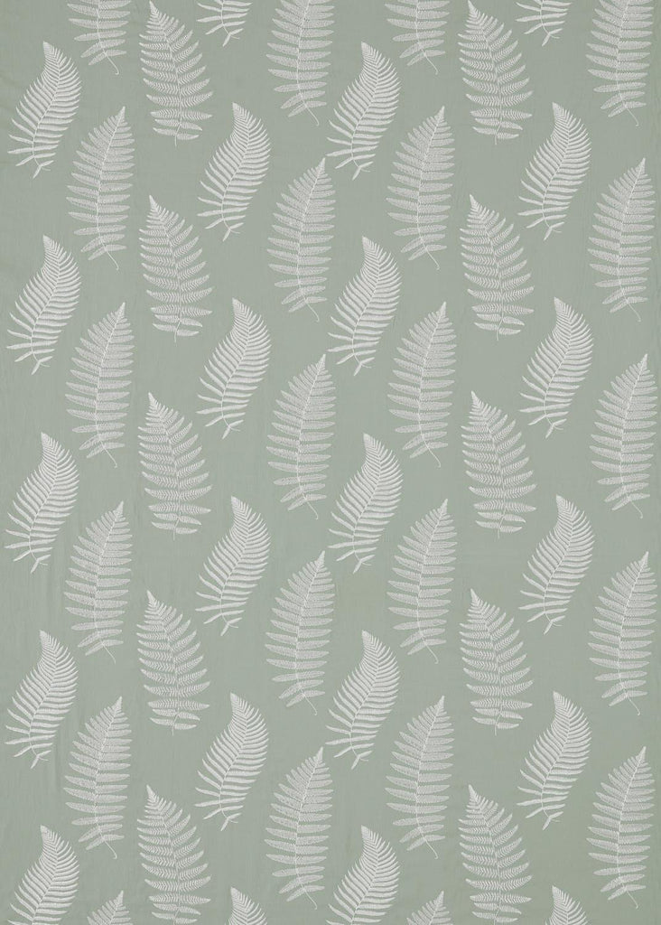 Sanderson Fern Embroidery Mist Fabric