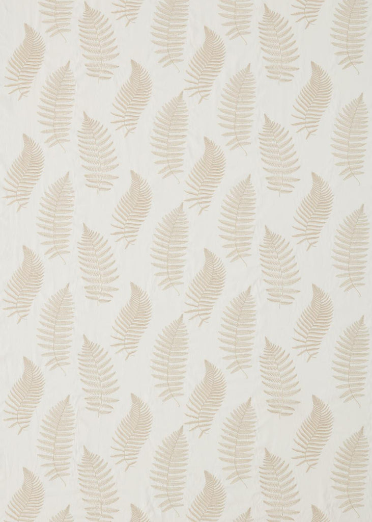 Sanderson Fern Embroidery Ivory Fabric