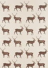 Sanderson Evesham Deer Linen/Chalk Fabric