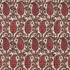 Schumacher Daria Paisley Maroon Fabric