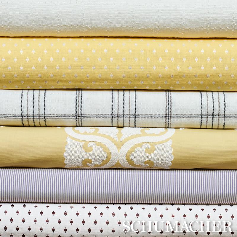 Schumacher Siljan Yellow Fabric