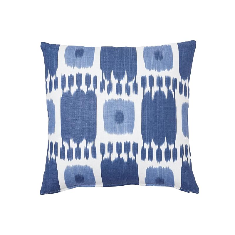 Schumacher Kandira Blues 18" x 18" Pillow