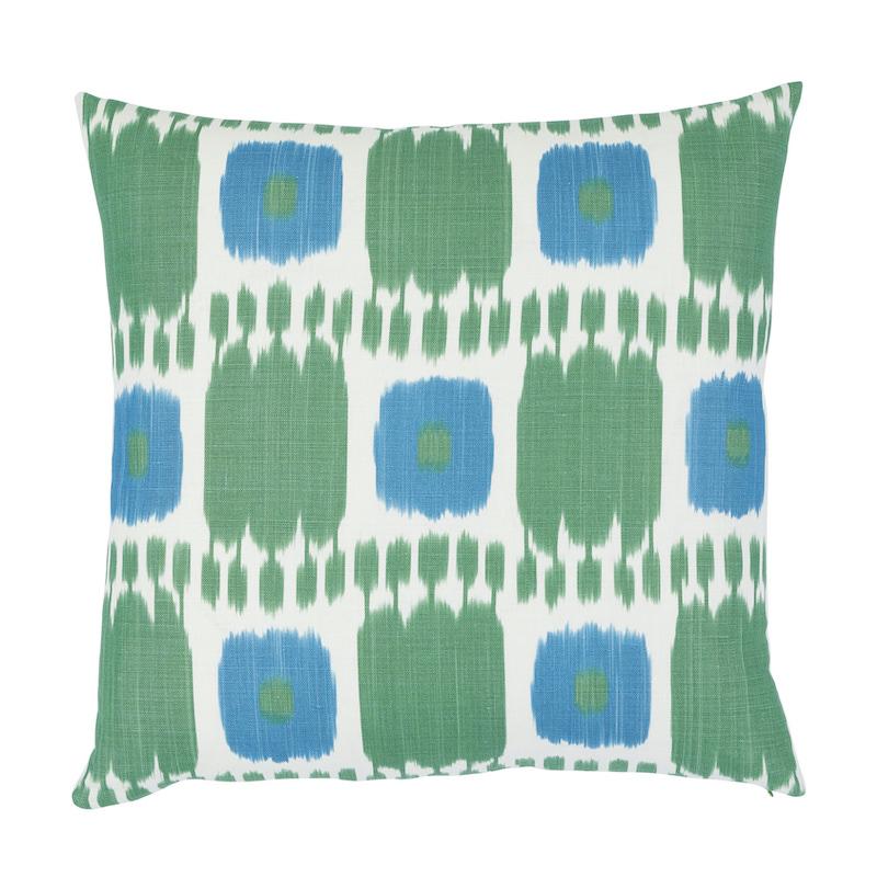 Schumacher Kandira Peacock 22" x 22" Pillow