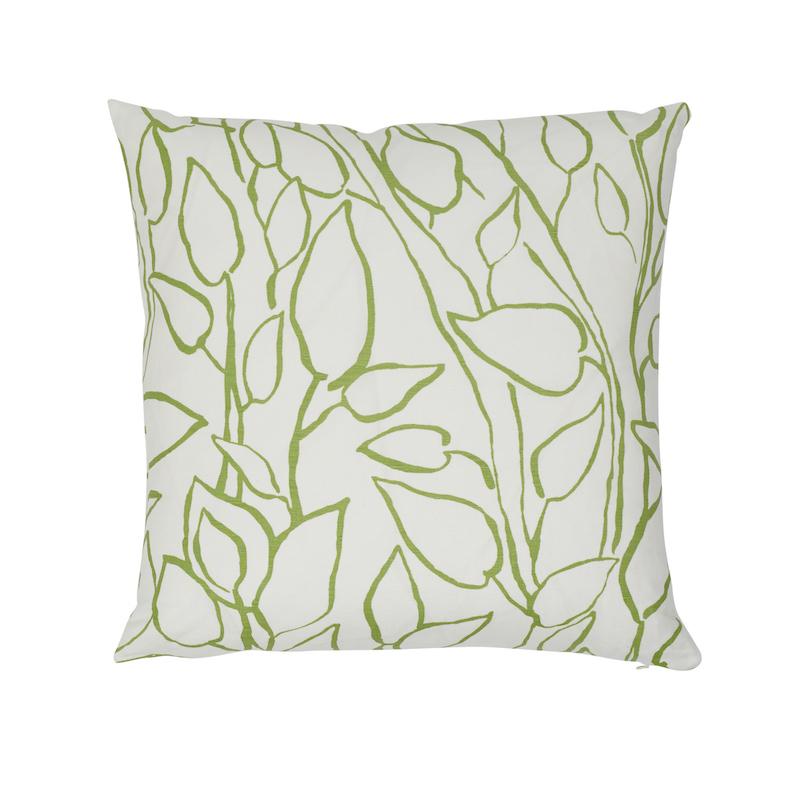 Schumacher Solandra Vine Leaf 20" x 20" Pillow