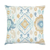 Schumacher Elizia Ikat Sky & Ochre 22