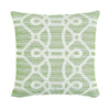 Schumacher Ziz Embroidery Green & White 18