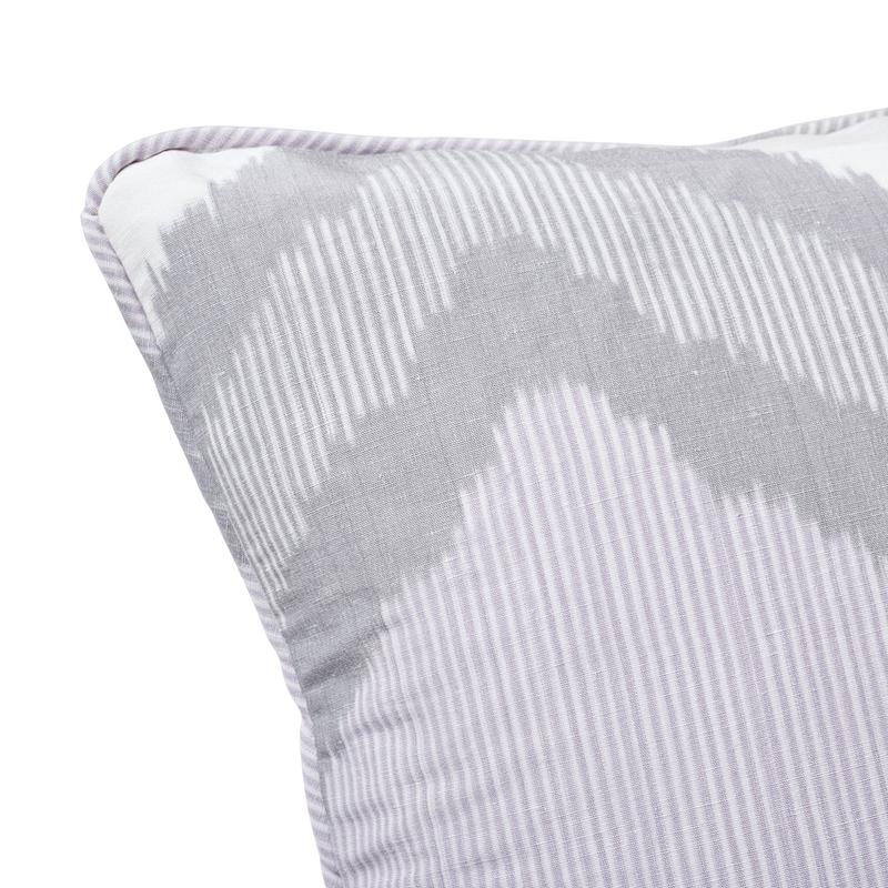 Schumacher Chevron Ikat Lilac 20" x 20" Pillow