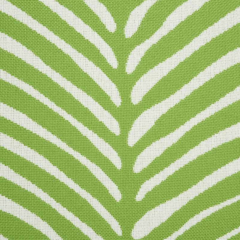 Schumacher Zebra Palm Indoor/Outdoor Leaf 16" x 16" Pillow