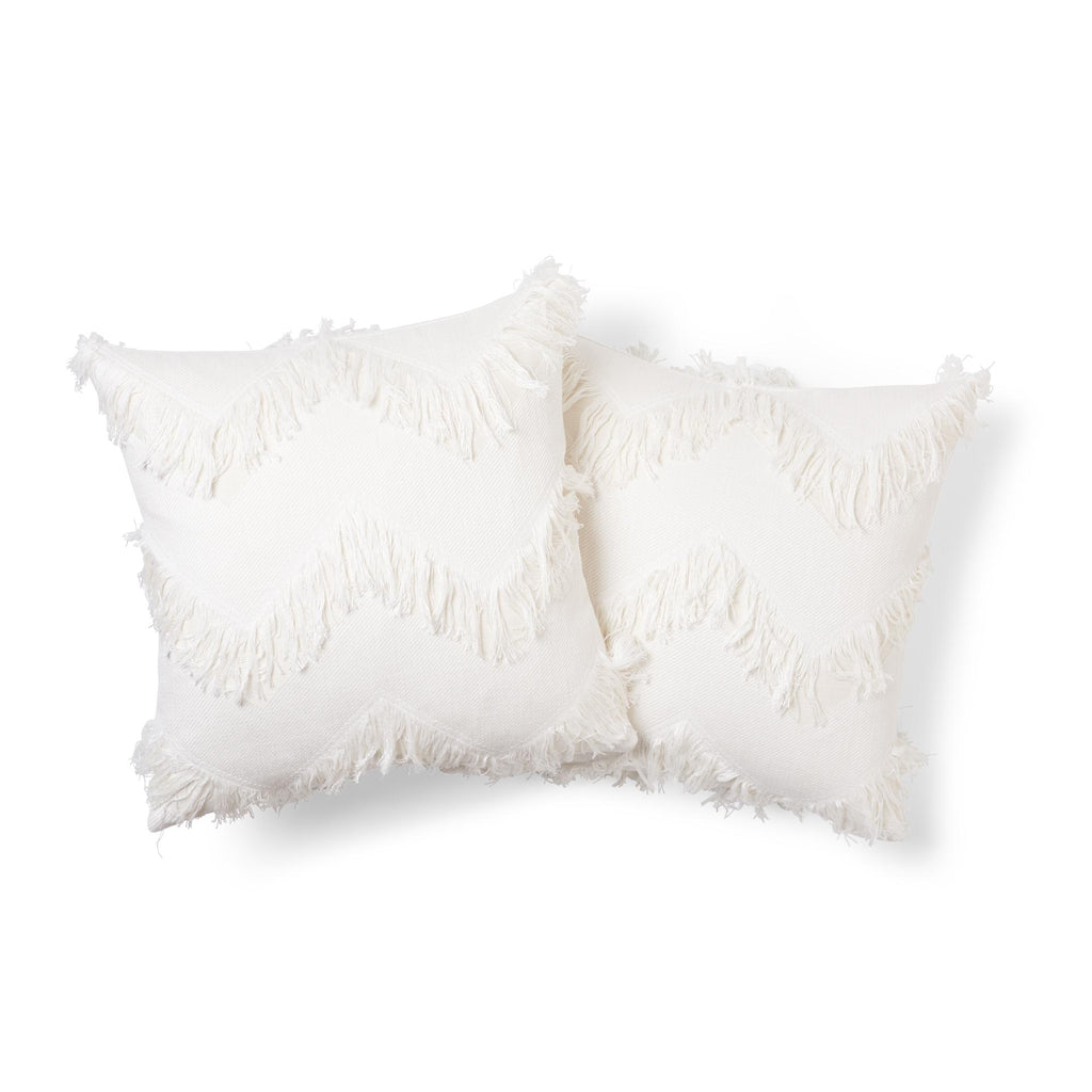 Schumacher Sonora Ivory 22" x 22" Pillow