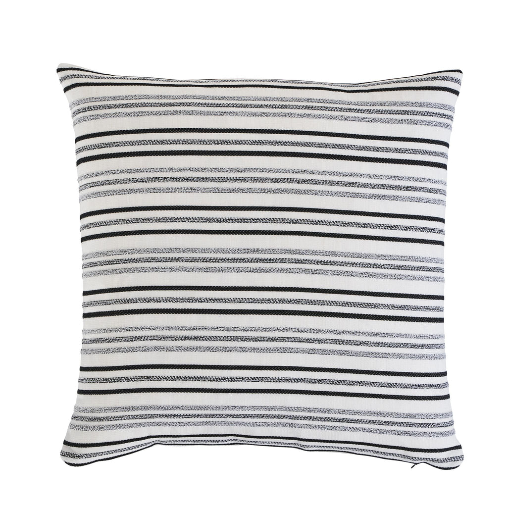 Schumacher Poplar Indoor/Outdoor Carbon 20" x 20" Pillow