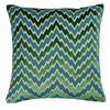 Schumacher Florentine Chevron Emerald 18