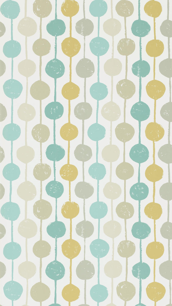 Scion Taimi Seaglass/Chalk/Honey Wallpaper