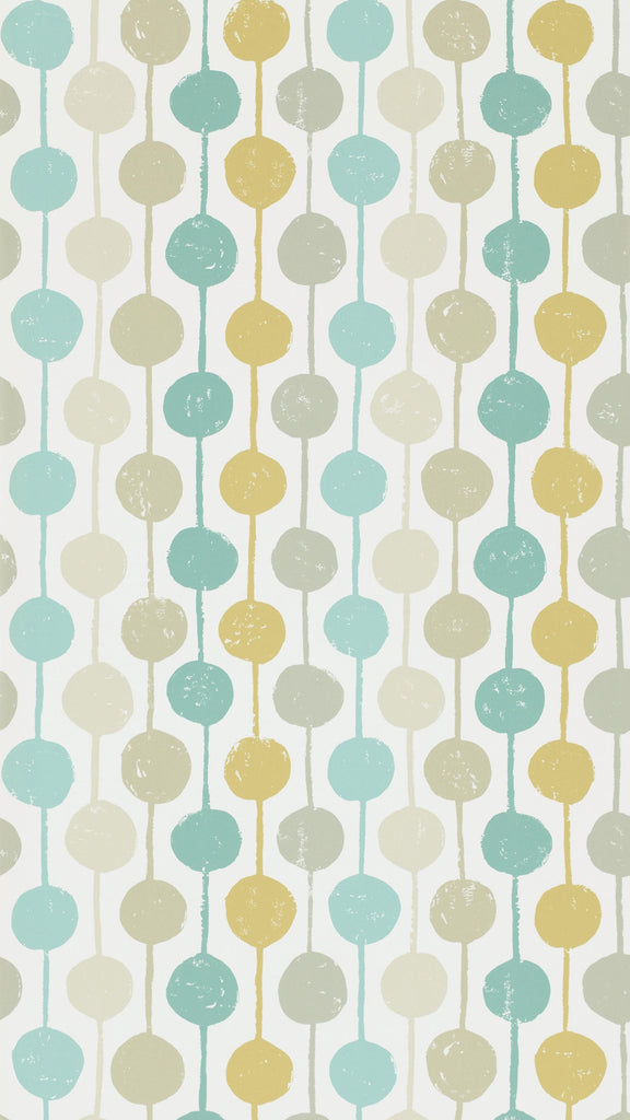 Scion Taimi Seaglass/Chalk/Honey Wallpaper