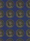 Zoffany Medallion Lazuli/Nickle Wallpaper