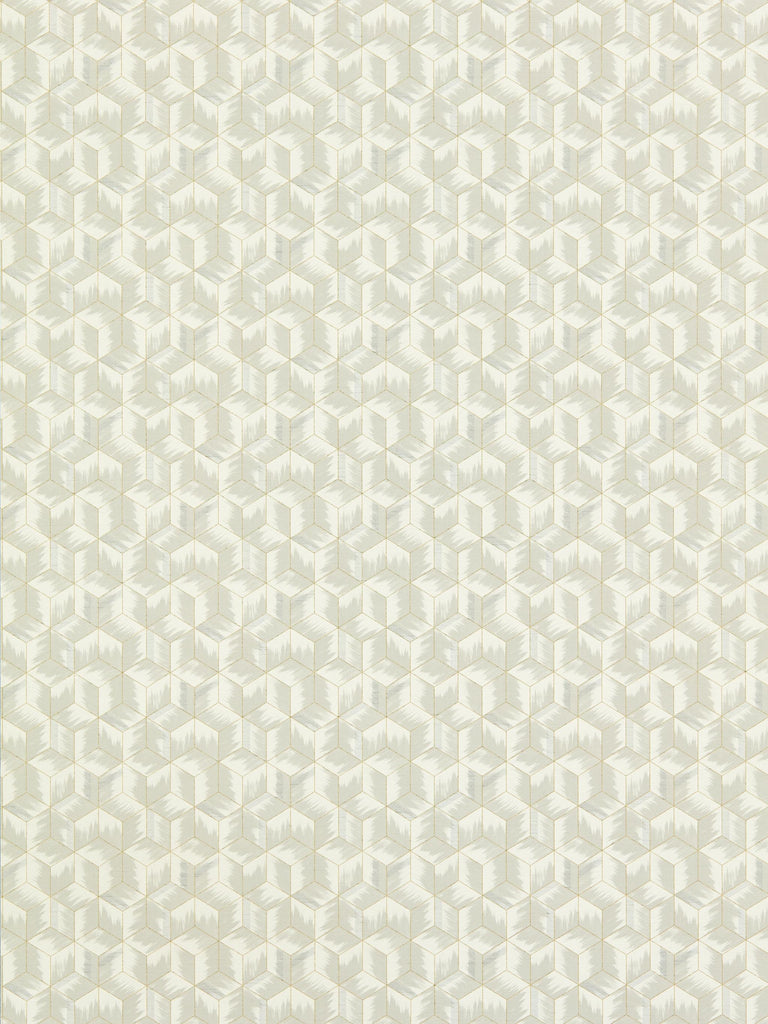 Zoffany Tumbling Blocks Empire Grey Wallpaper