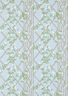 Zoffany Jasmine Lattice Sky Wallpaper