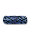 Scalamandre Tigre Bolster 21 X 7 - Blues & Black Pillow