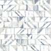 York Refraction Peel And Stick Blue/Gray Wallpaper