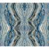 York Kaleidoscope Peel And Stick Blue Wallpaper