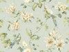 York Background Tropical Floral Light Blue Background Wallpaper