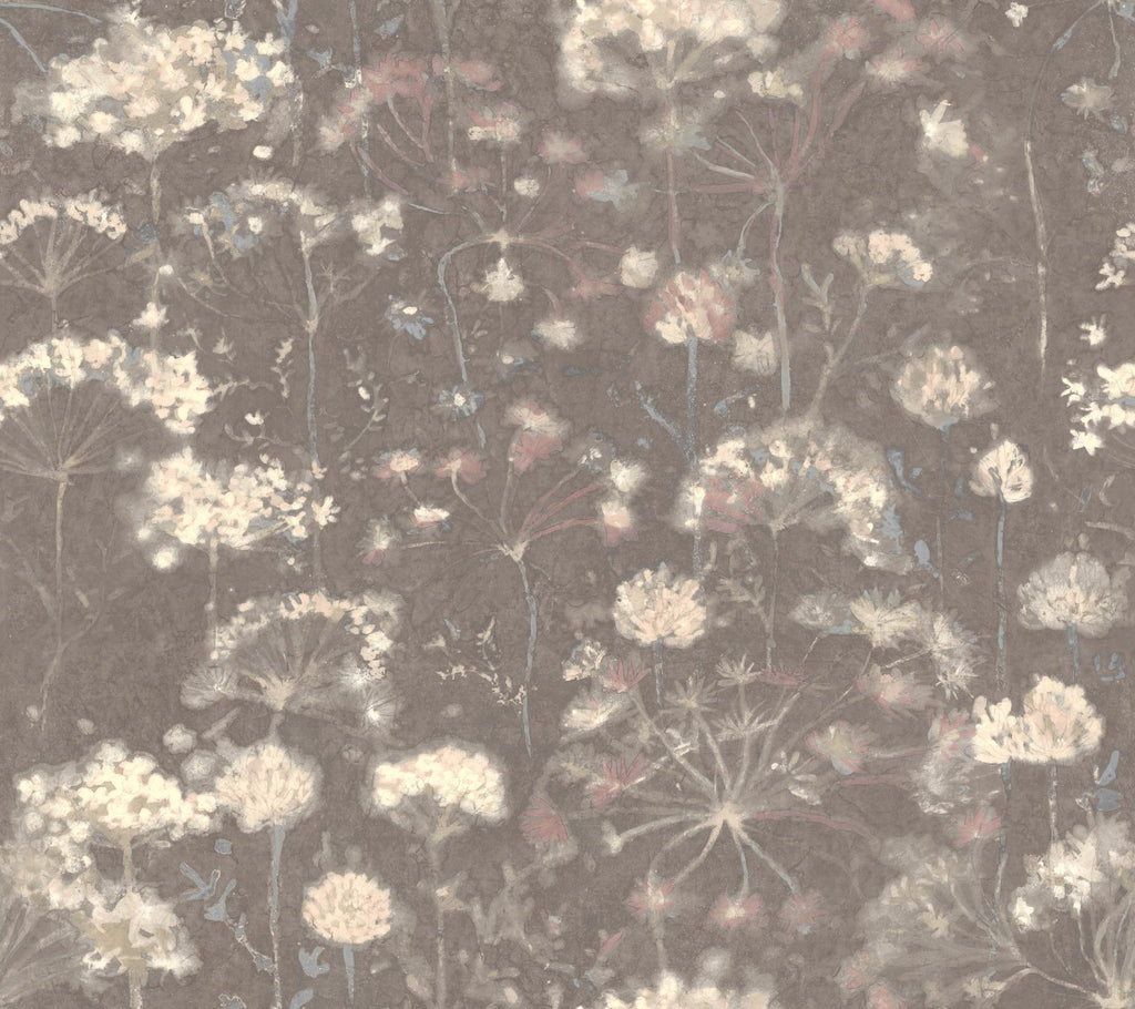 Candice Olson Botanical Fantasy Dark Grey Wallpaper