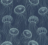 Carey Lind Designs Atolla Blues Wallpaper