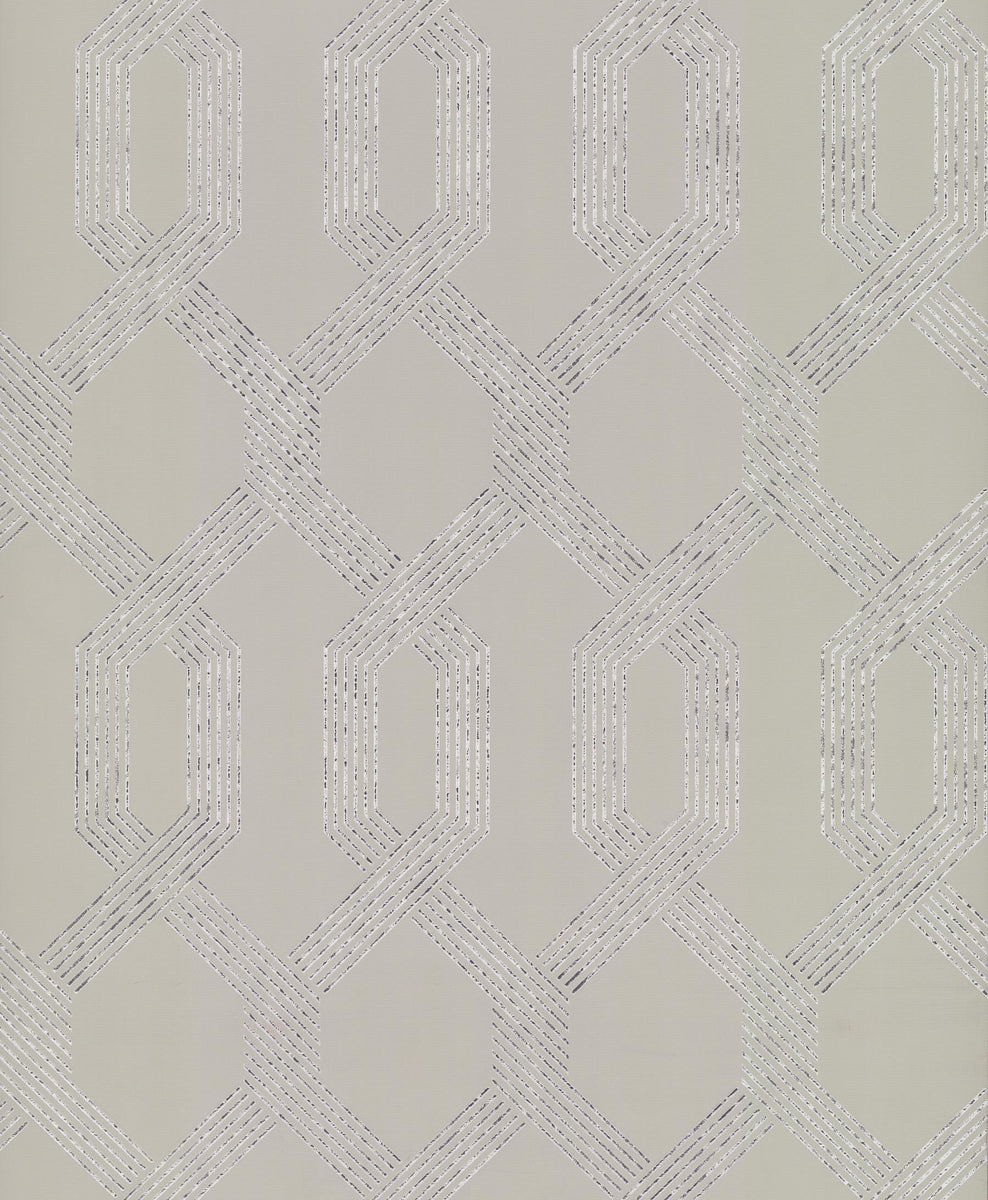 York Viva Lounge Gray/Silver Wallpaper – DecoratorsBest