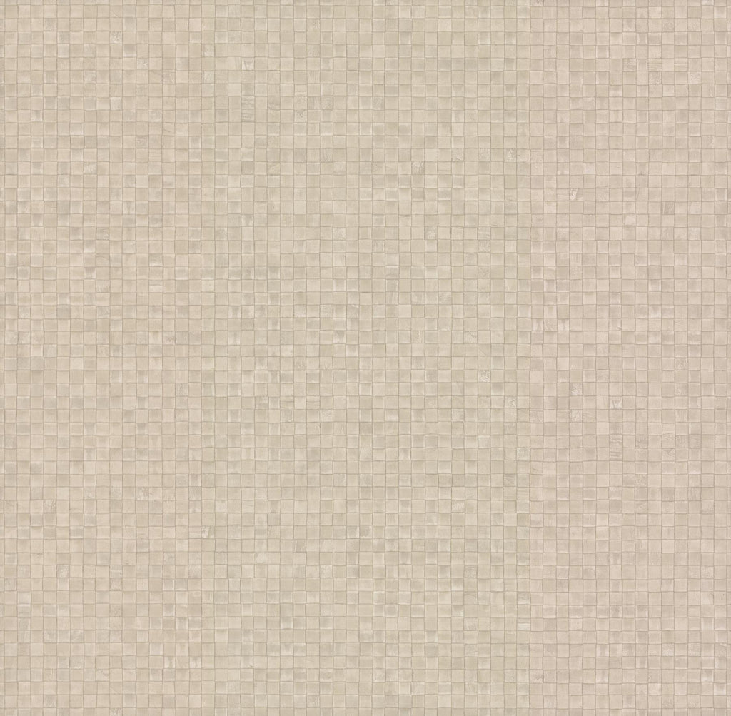 York Token Beige Wallpaper