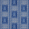 Schumacher Maracena Jacquard Blue Fabric