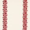 Schumacher Theodora Embroidery Red Fabric