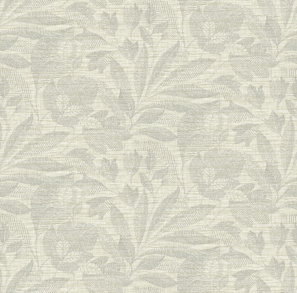 A-Street Prints Lei Lei Silver Wallpaper