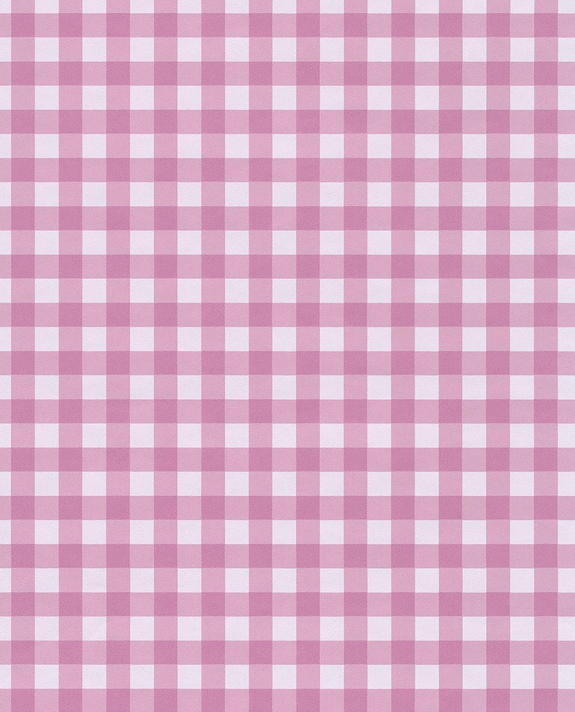 Brewster Home Fashions Kay Pink Vichy Check Wallpaper