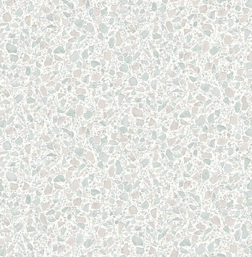 Brewster Home Fashions Aldrich Light Grey Terrazzo Wallpaper