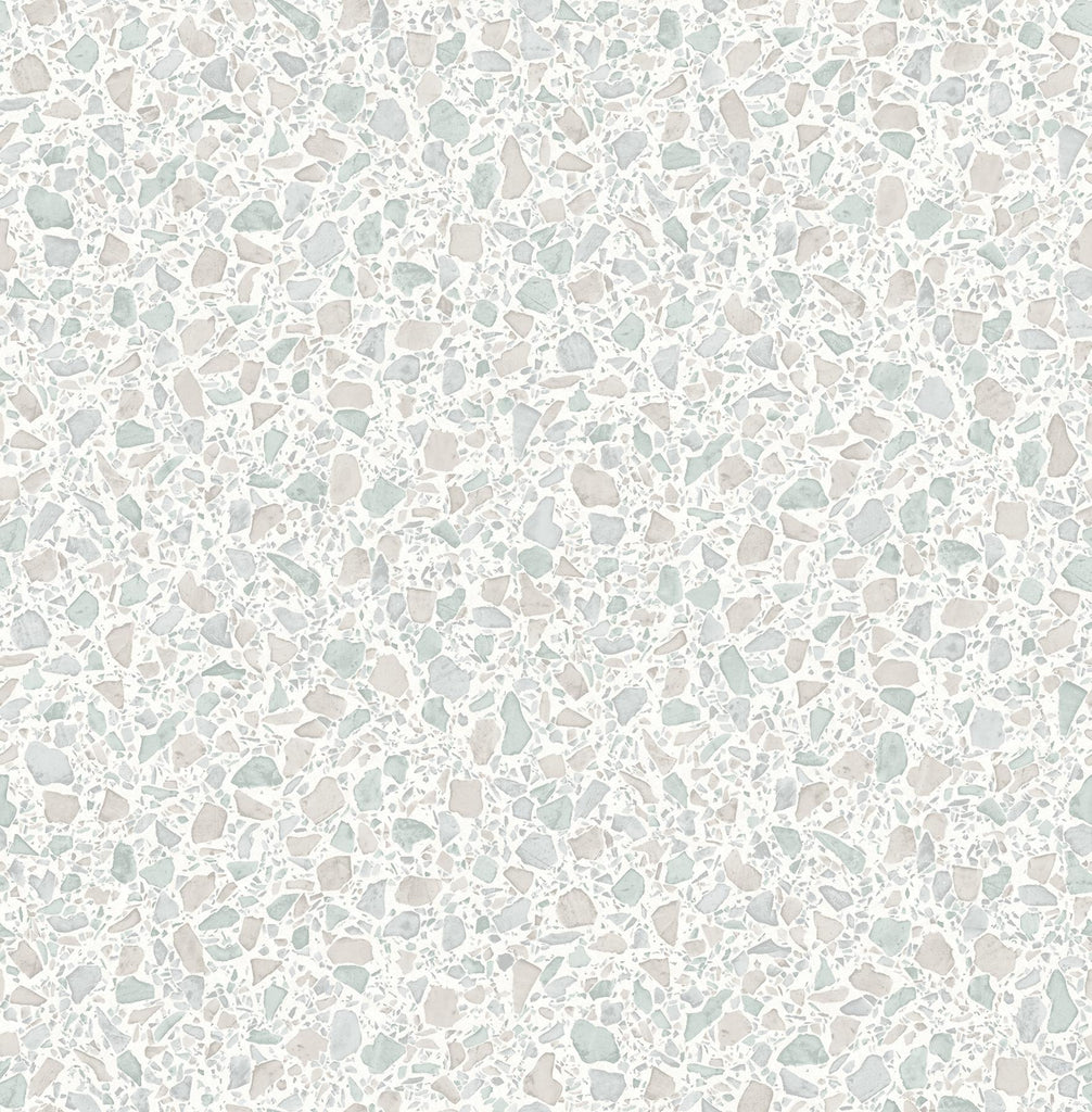 Brewster Home Fashions Aldrich Terrazzo Light Grey Wallpaper