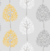 Brewster Home Fashions Fine Decor Medley Alder Grey Wallpaper