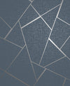 Brewster Home Fashions Fine Decor Medley Quartz Navy Wallpaper