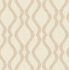 Brewster Home Fashions Yves Rose Gold Ogee Wallpaper