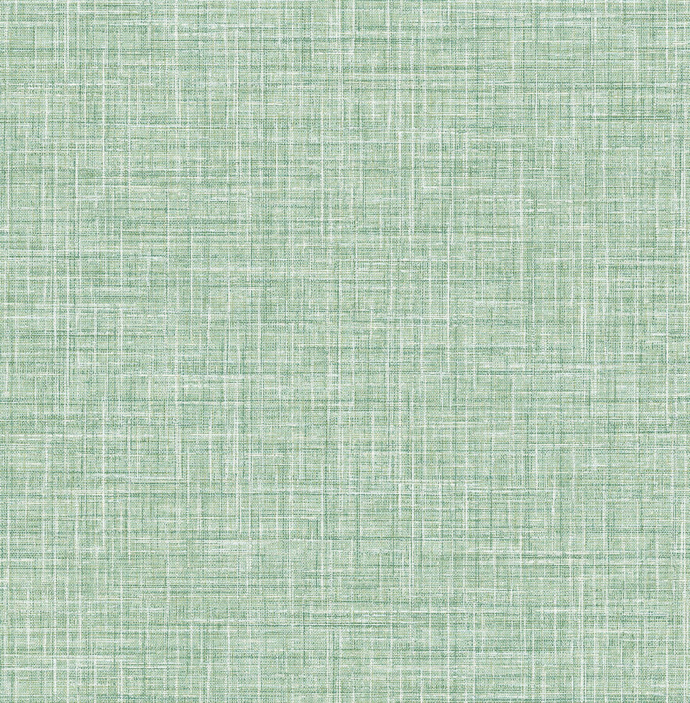 Brewster Home Fashions Barbary Crosshatch Texture Green Wallpaper