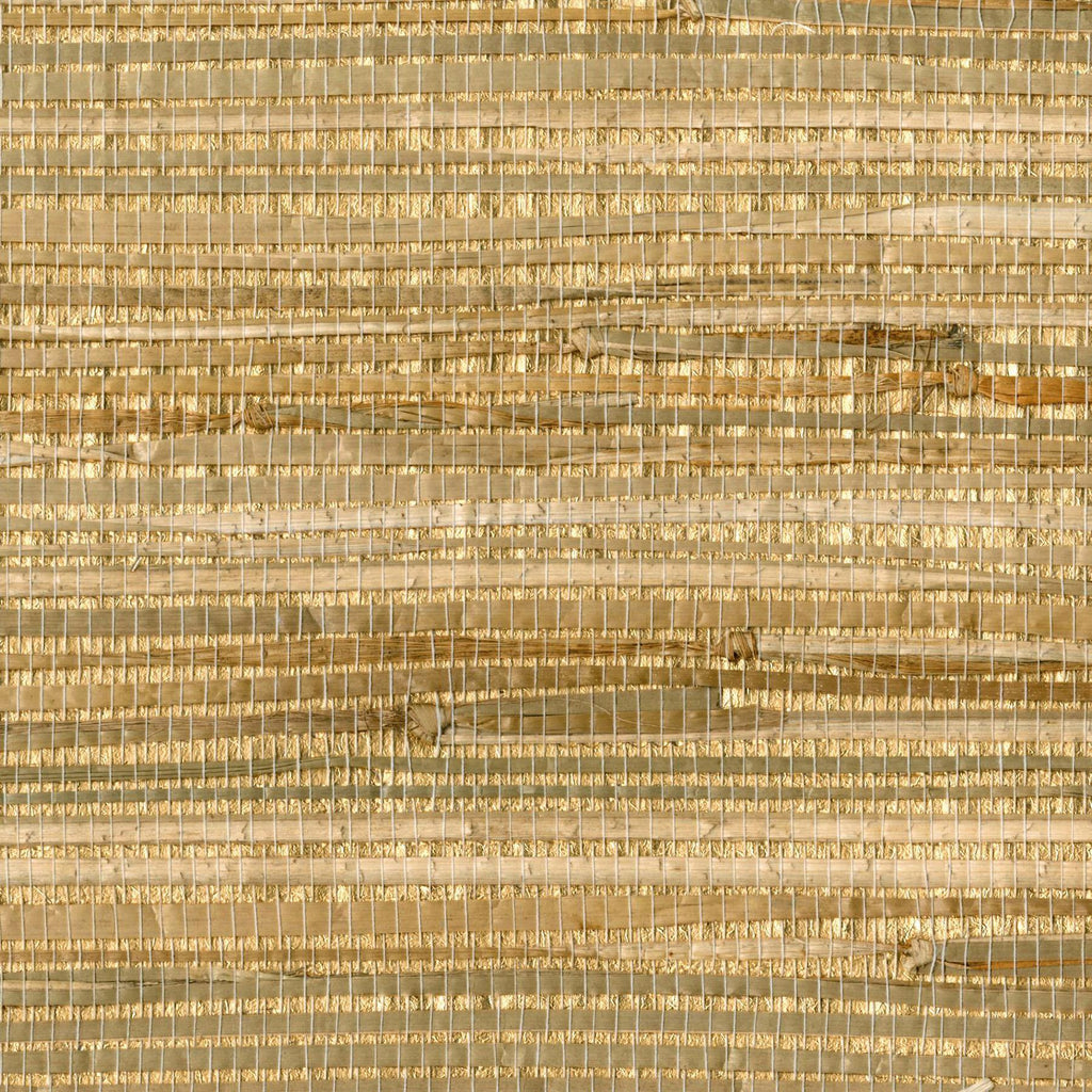 Brewster Home Fashions Zoho Neutral Foil Grasscloth Wallpaper