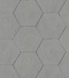 Brewster Home Fashions Bascom Dark Grey Stone Hexagon Wallpaper