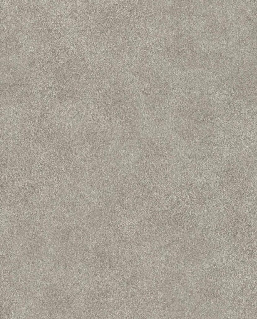 Brewster Home Fashions Holstein Faux Leather Grey Wallpaper