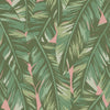 Brewster Home Fashions Esta Home Design Department Dumott Tropical Leaves Olive Wallpaper