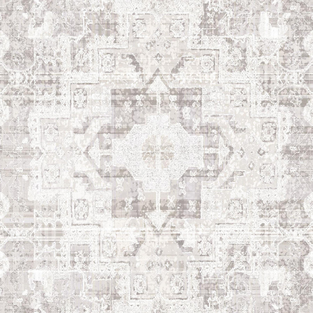 Brewster Home Fashions Desmond Distressed Medallion Beige Wallpaper