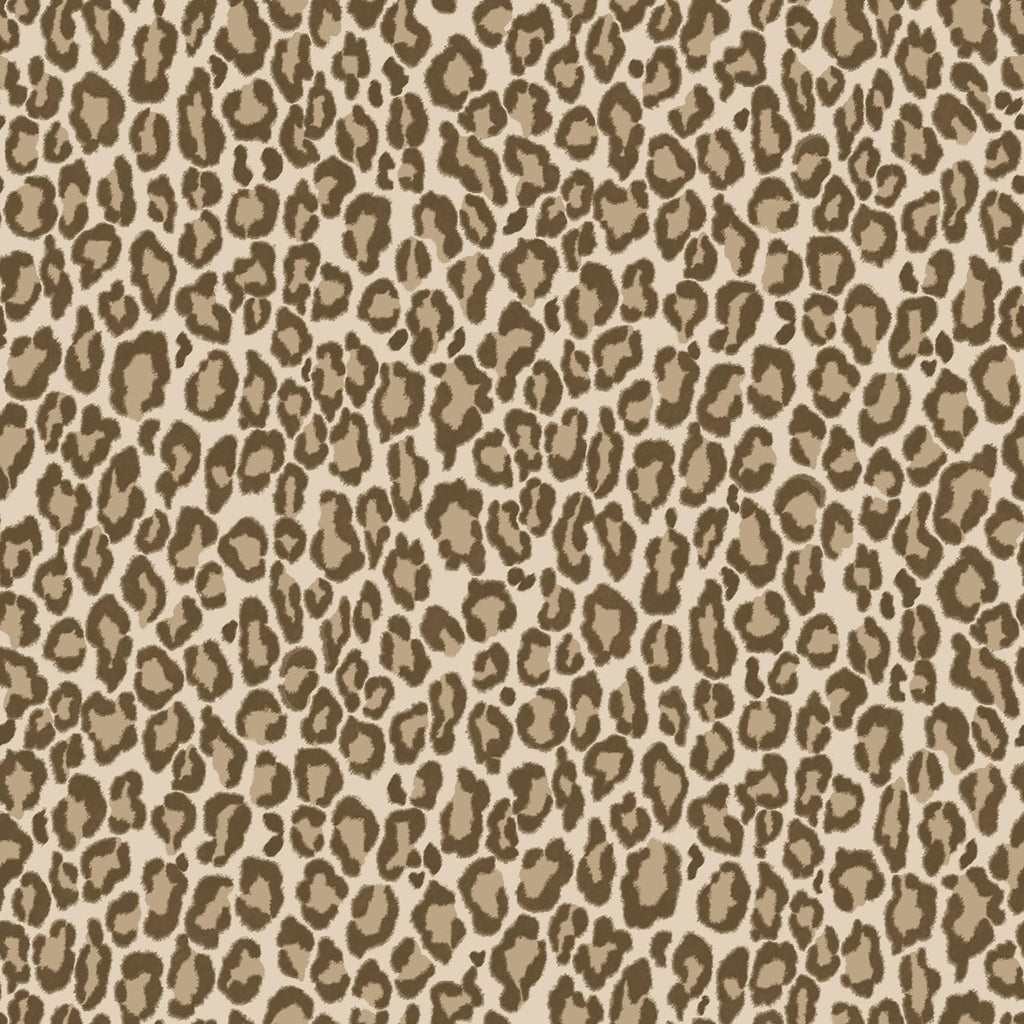 Brewster Home Fashions Cicely Leopard Skin Brown Wallpaper