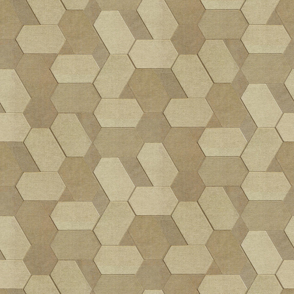 Brewster Home Fashions Plaza Geometric Light Brown Wallpaper