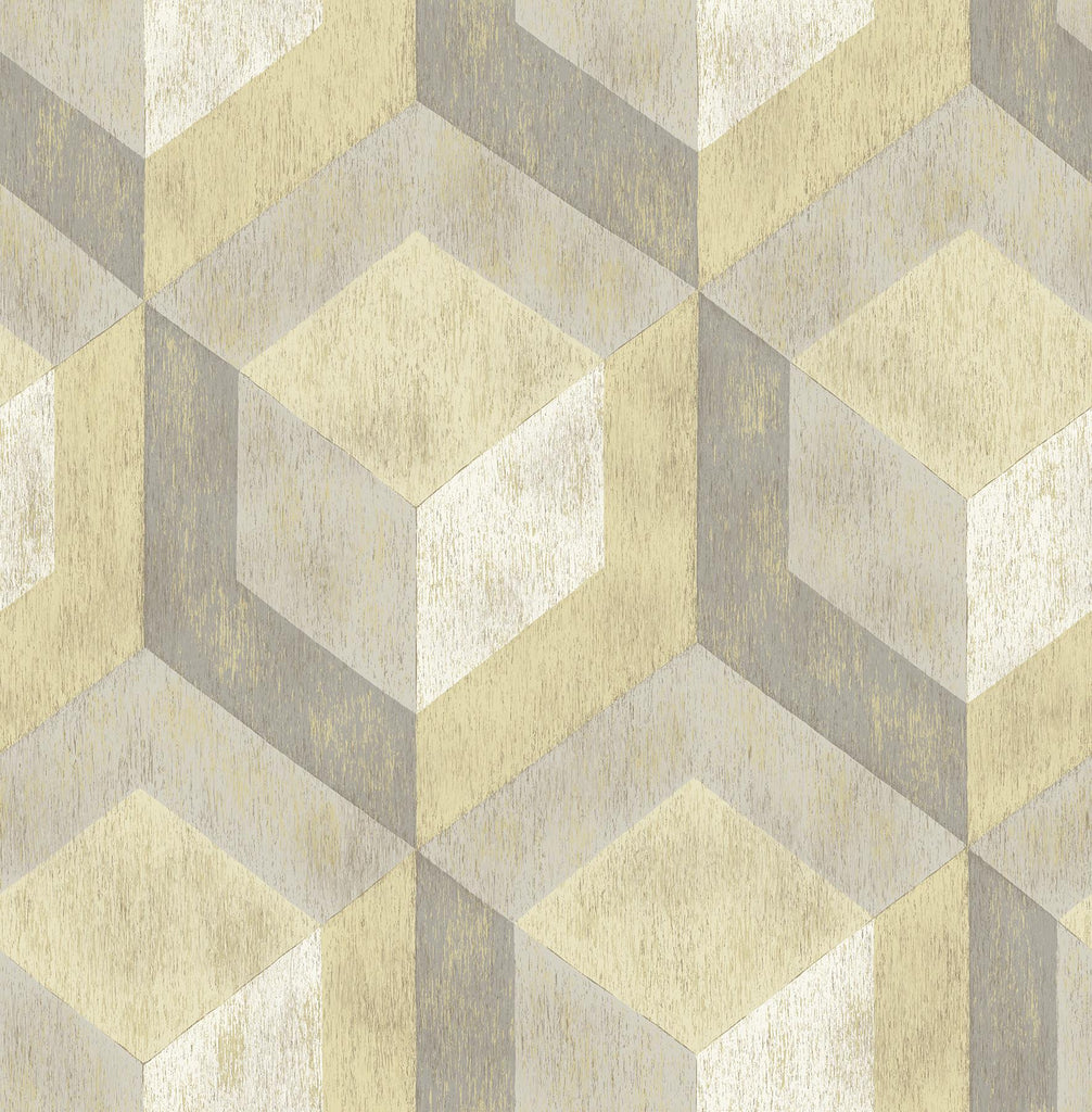 A-Street Prints Trilogy Geometrics Beige Wallpaper