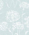 Brewster Home Fashions Carolyn Light Blue Dandelion Wallpaper